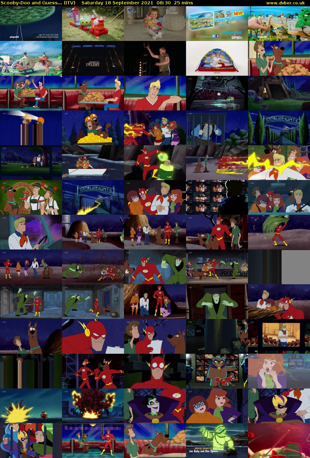 Scooby-Doo and Guess... (ITV) Saturday 18 September 2021 08:30 - 08:55