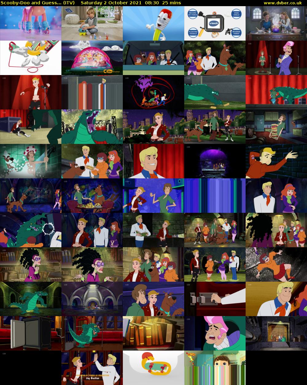 Scooby-Doo and Guess... (ITV) Saturday 2 October 2021 08:30 - 08:55