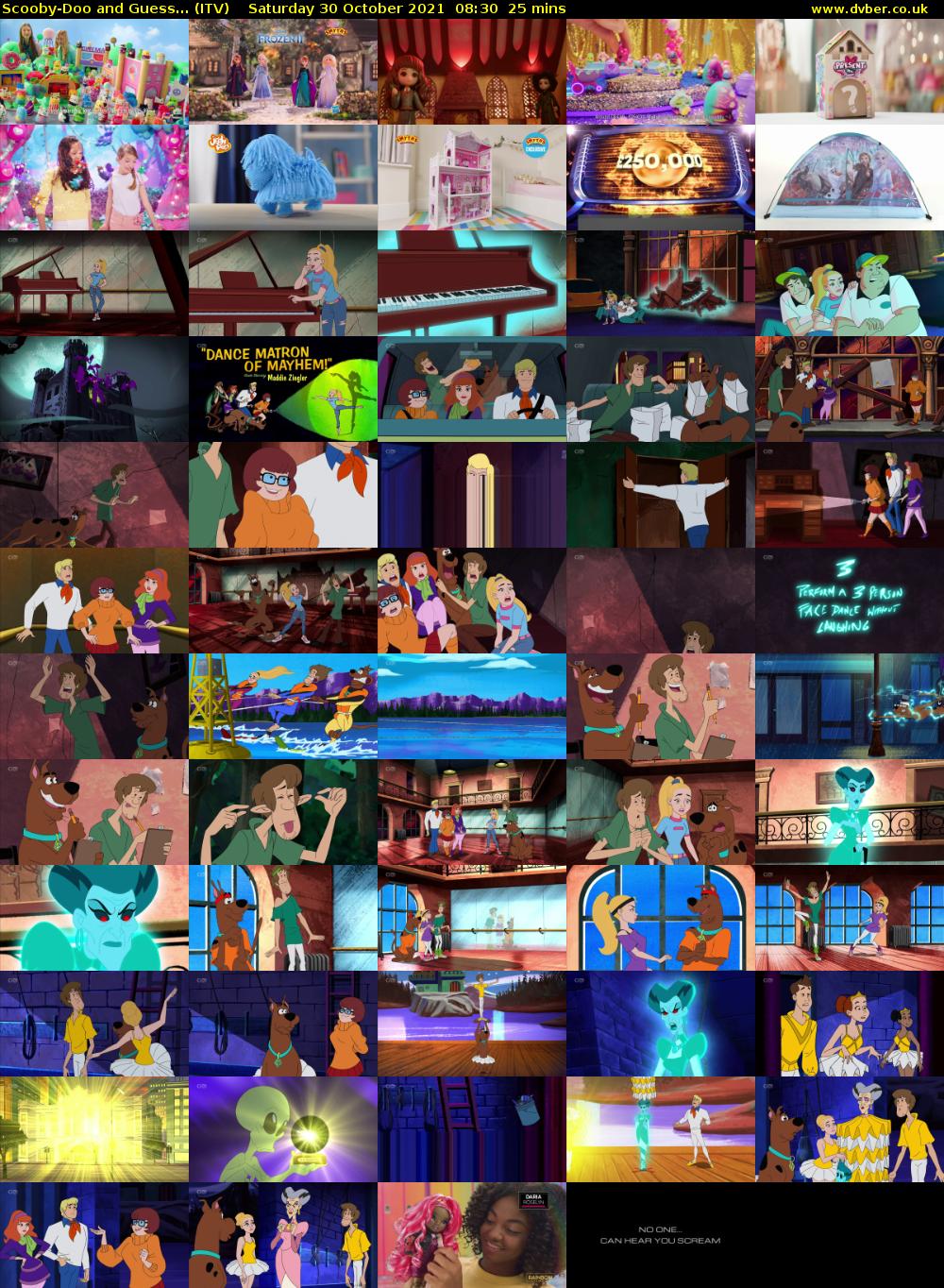 Scooby-Doo and Guess... (ITV) Saturday 30 October 2021 08:30 - 08:55