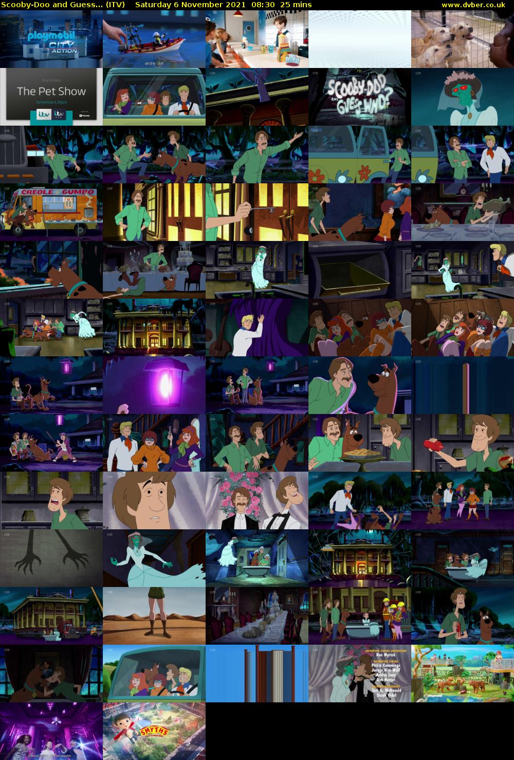 Scooby-Doo and Guess... (ITV) Saturday 6 November 2021 08:30 - 08:55