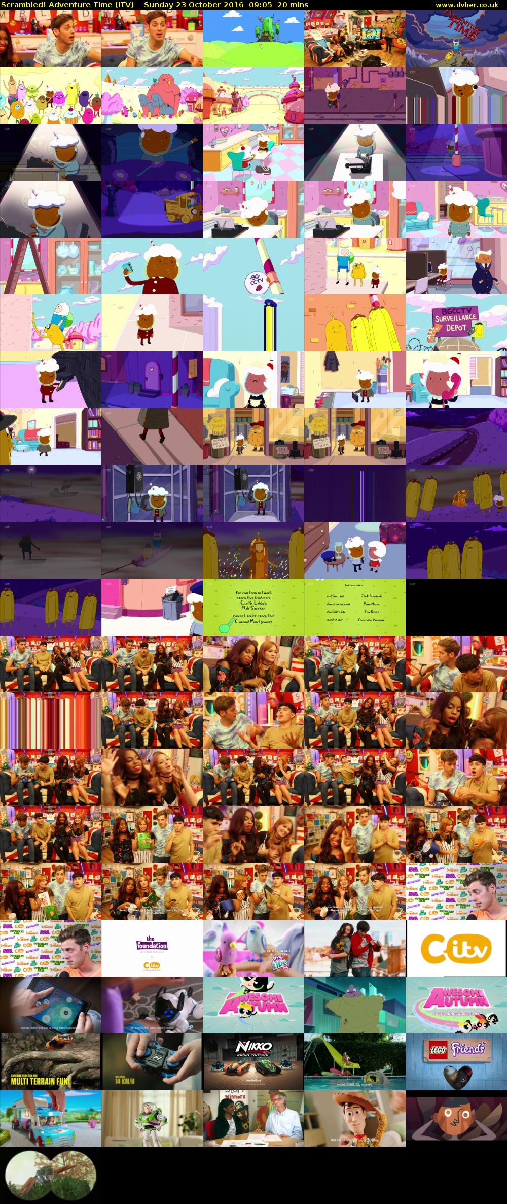 Scrambled! Adventure Time (ITV) Sunday 23 October 2016 09:05 - 09:25