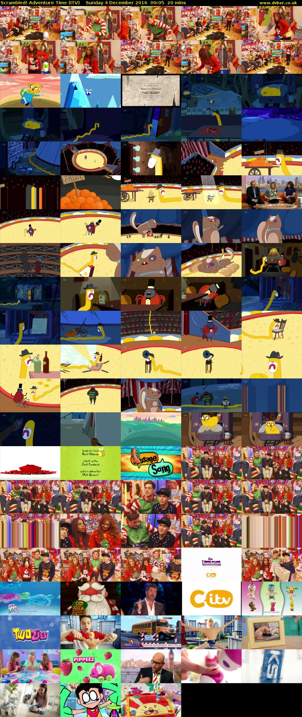 Scrambled! Adventure Time (ITV) Sunday 4 December 2016 09:05 - 09:25