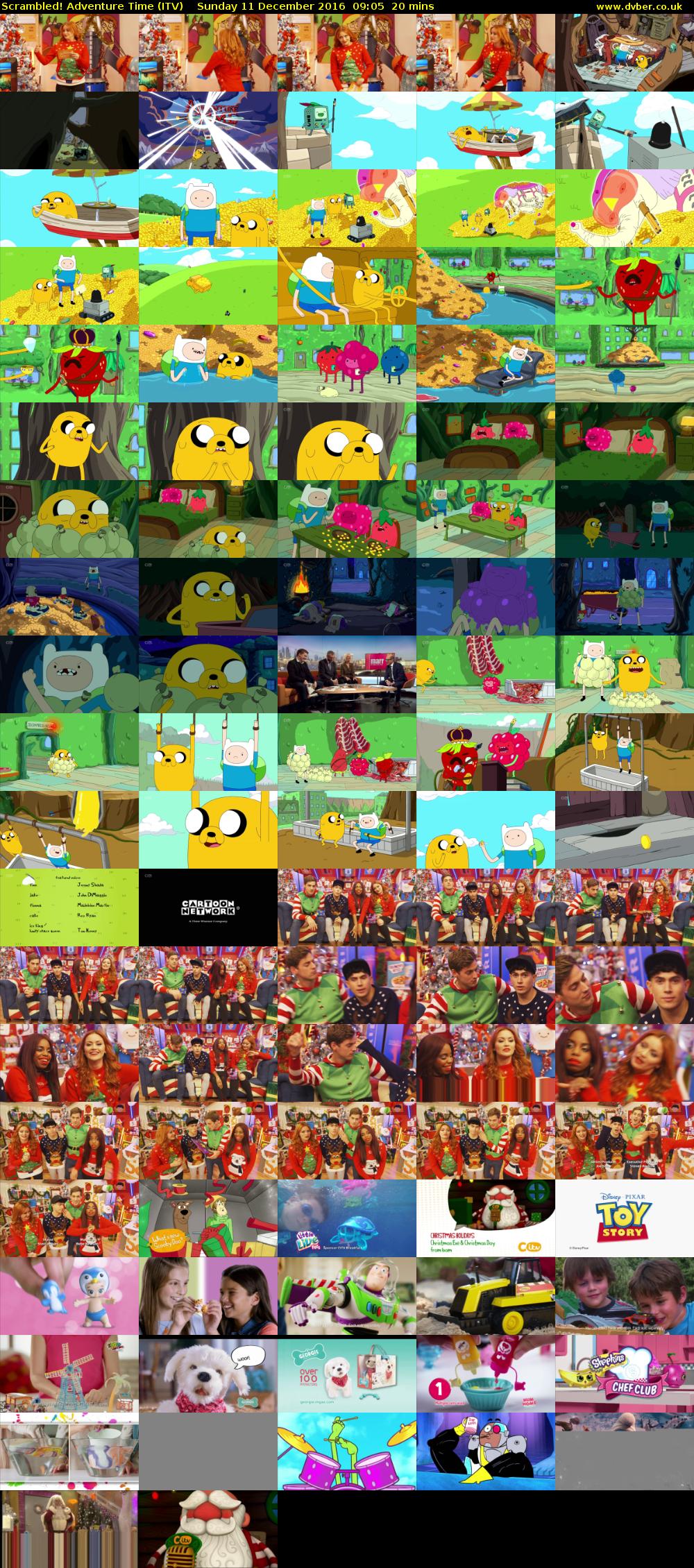 Scrambled! Adventure Time (ITV) Sunday 11 December 2016 09:05 - 09:25