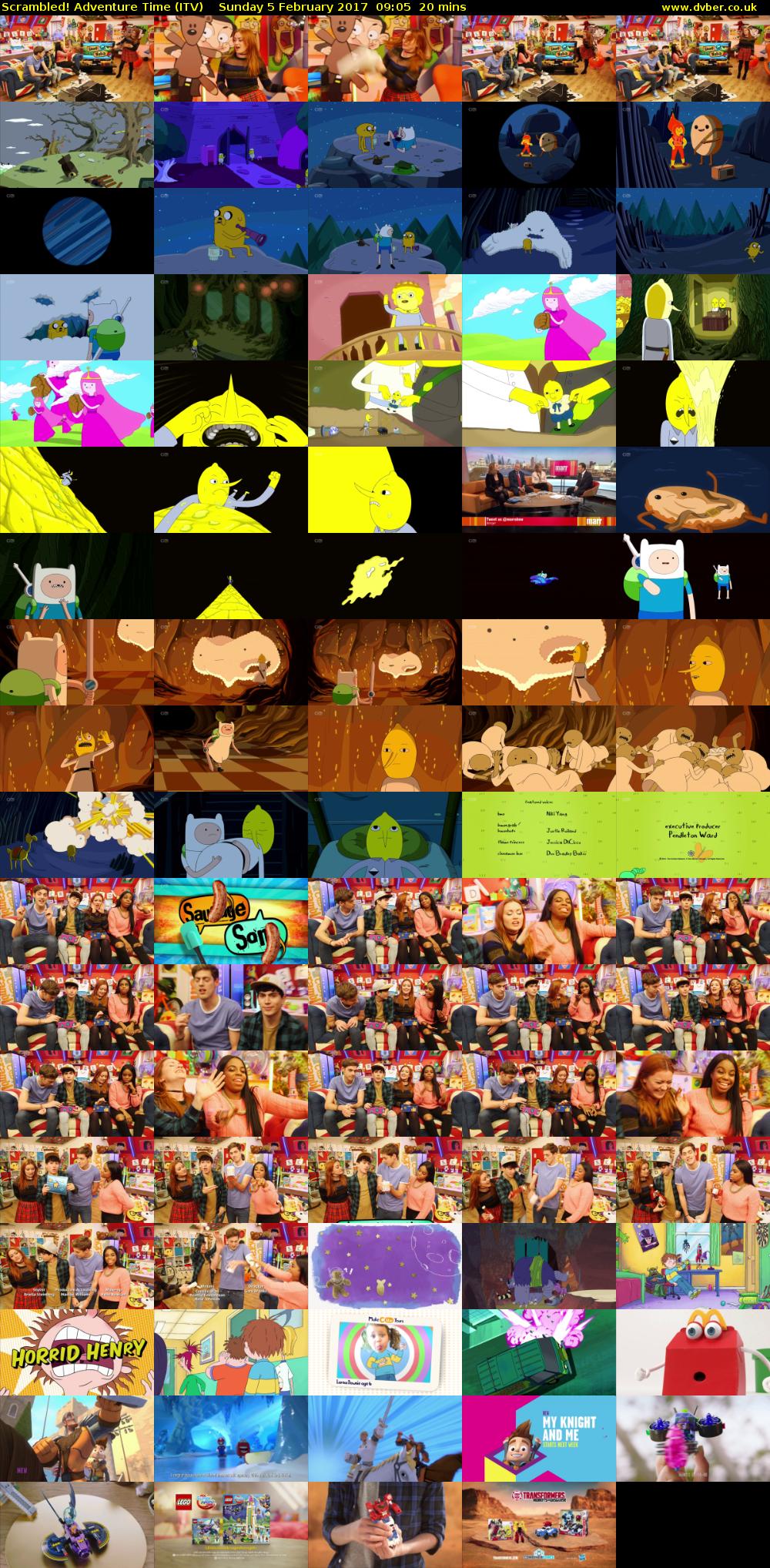 Scrambled! Adventure Time (ITV) Sunday 5 February 2017 09:05 - 09:25