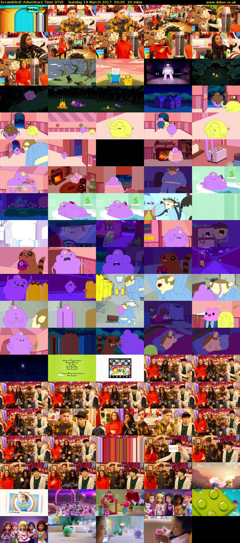 Scrambled! Adventure Time (ITV) Sunday 19 March 2017 09:05 - 09:25