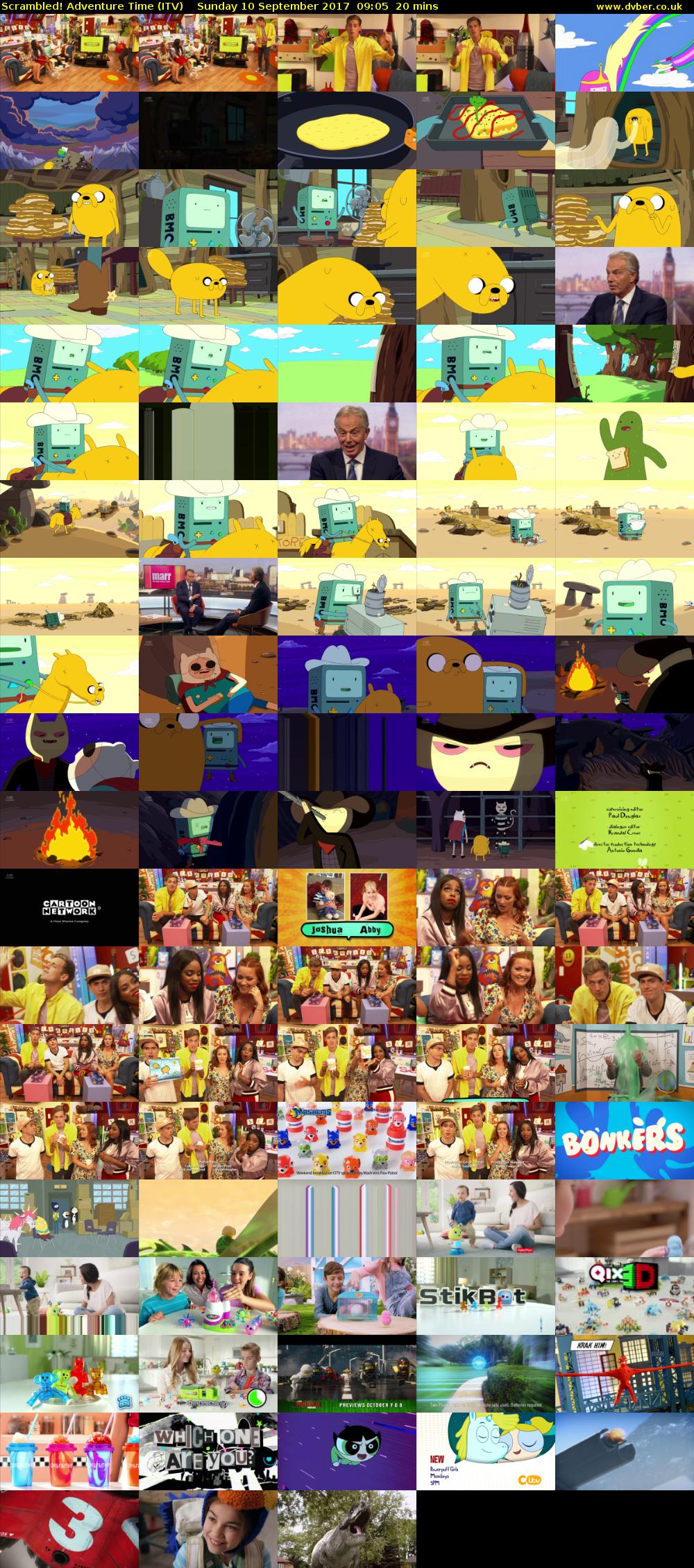 Scrambled! Adventure Time (ITV) Sunday 10 September 2017 09:05 - 09:25