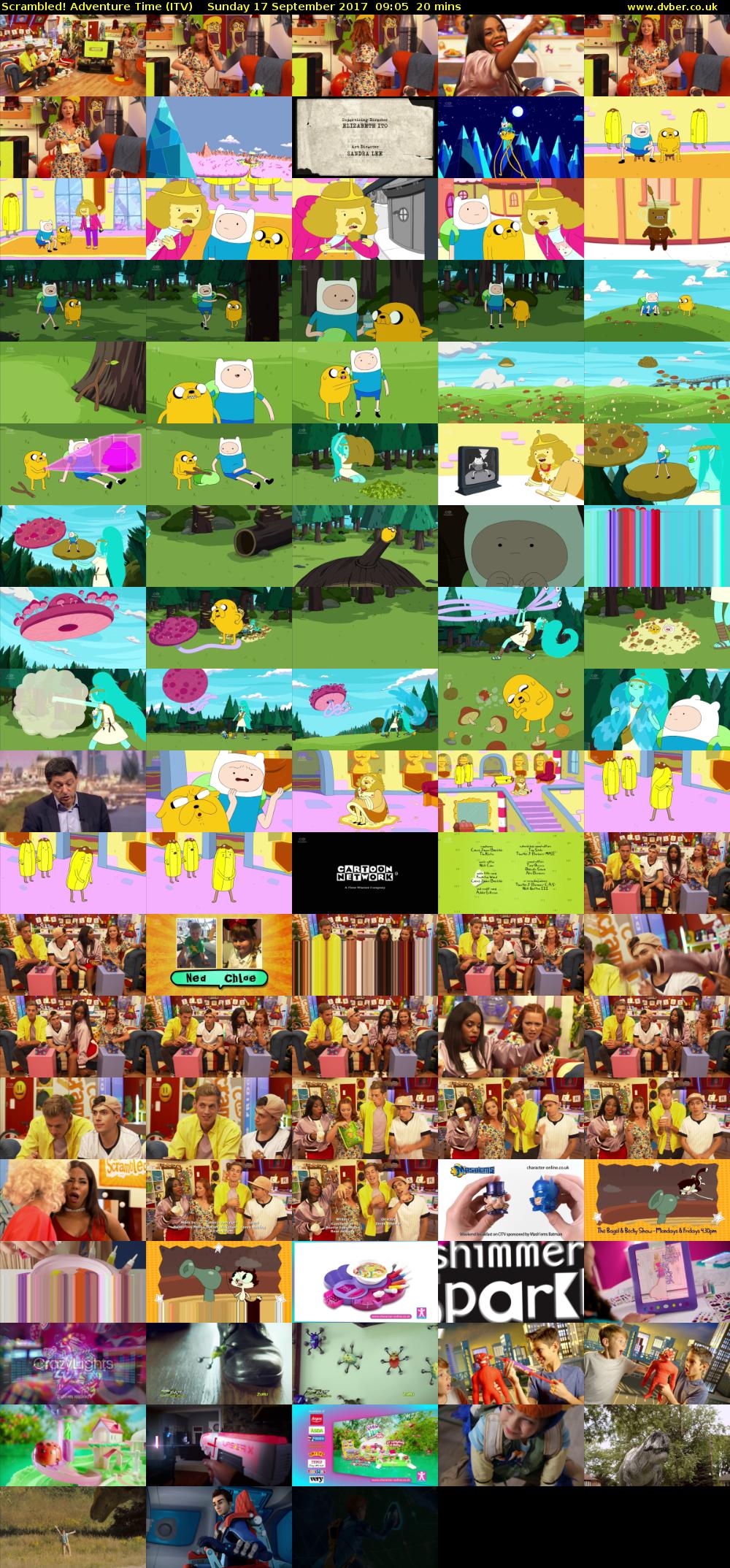 Scrambled! Adventure Time (ITV) Sunday 17 September 2017 09:05 - 09:25