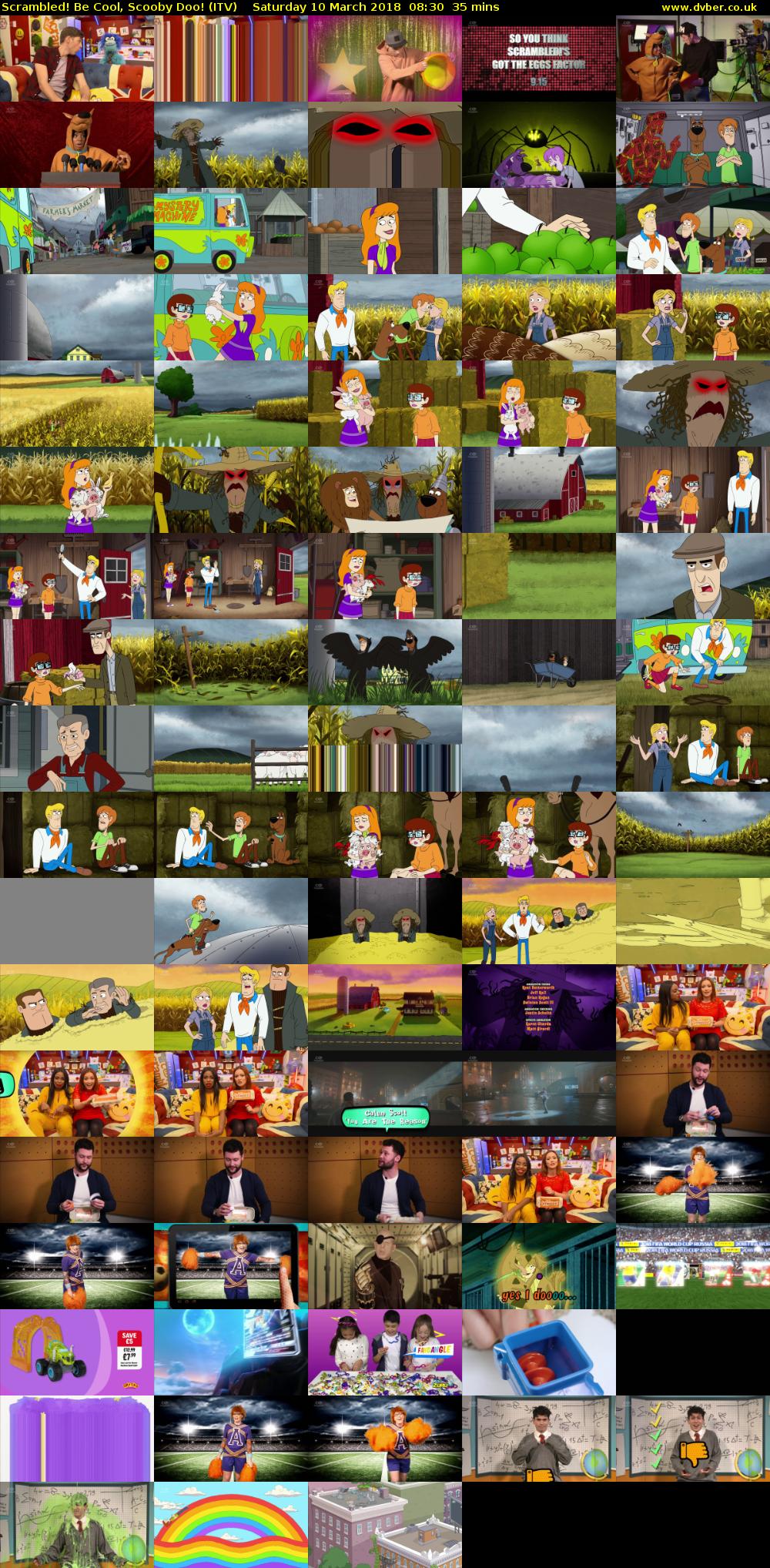 Scrambled! Be Cool, Scooby Doo! (ITV) Saturday 10 March 2018 08:30 - 09:05