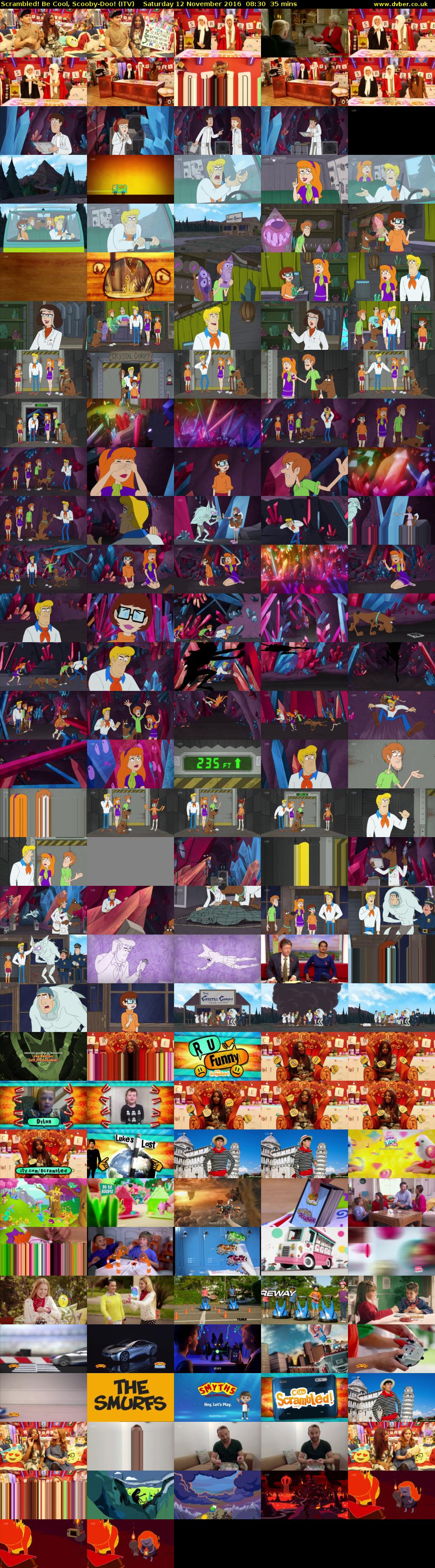 Scrambled! Be Cool, Scooby-Doo! (ITV) Saturday 12 November 2016 08:30 - 09:05