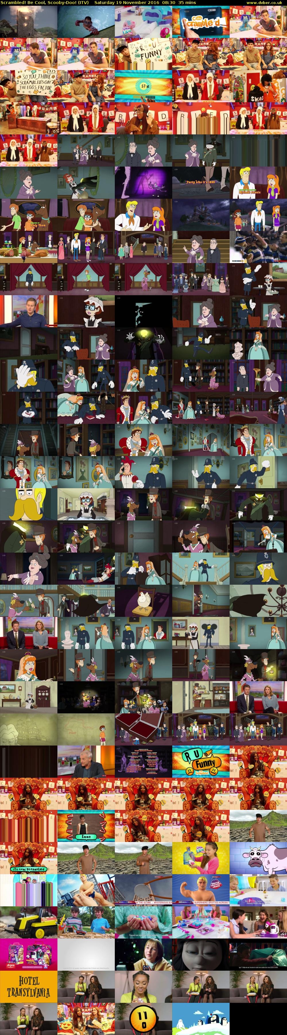 Scrambled! Be Cool, Scooby-Doo! (ITV) Saturday 19 November 2016 08:30 - 09:05