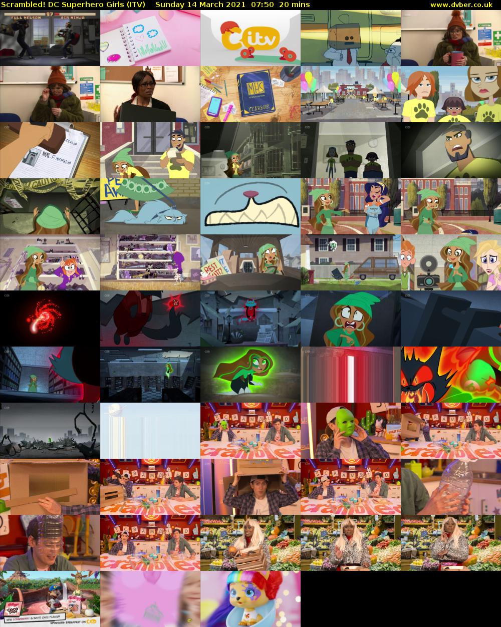 Scrambled! DC Superhero Girls (ITV) Sunday 14 March 2021 07:50 - 08:10