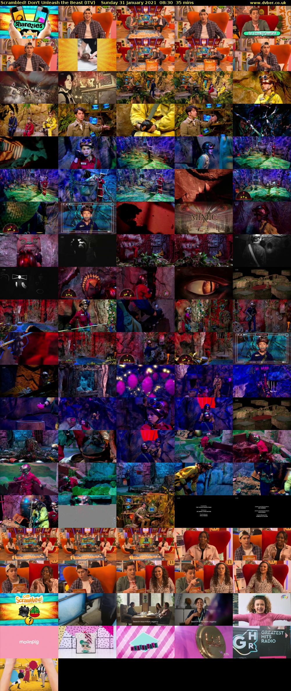 Scrambled! Don't Unleash the Beast (ITV) Sunday 31 January 2021 08:30 - 09:05