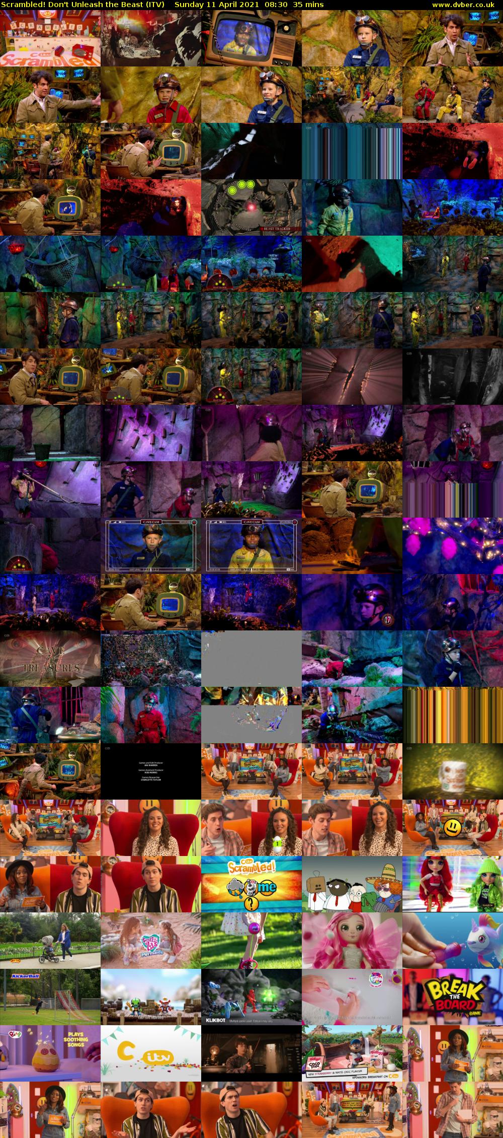 Scrambled! Don't Unleash the Beast (ITV) Sunday 11 April 2021 08:30 - 09:05
