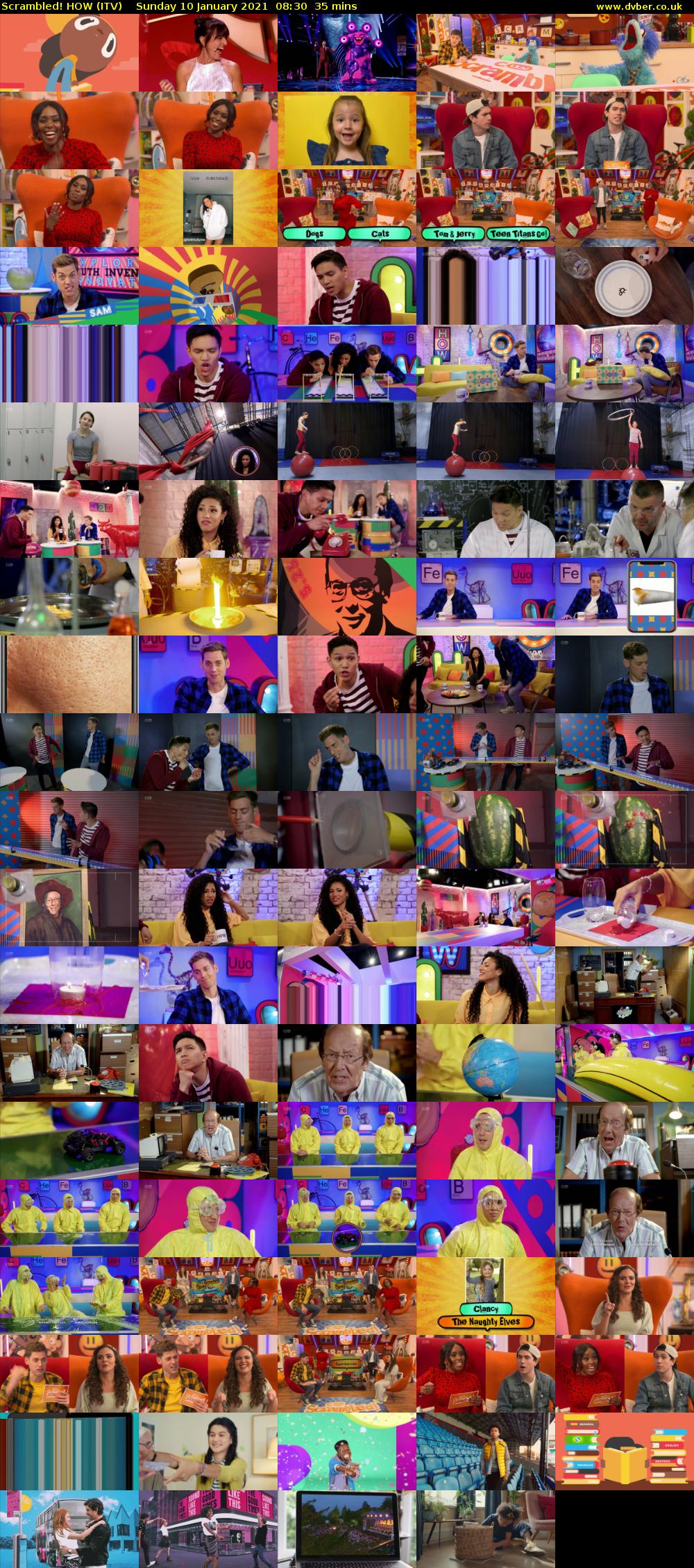 Scrambled! HOW (ITV) Sunday 10 January 2021 08:30 - 09:05