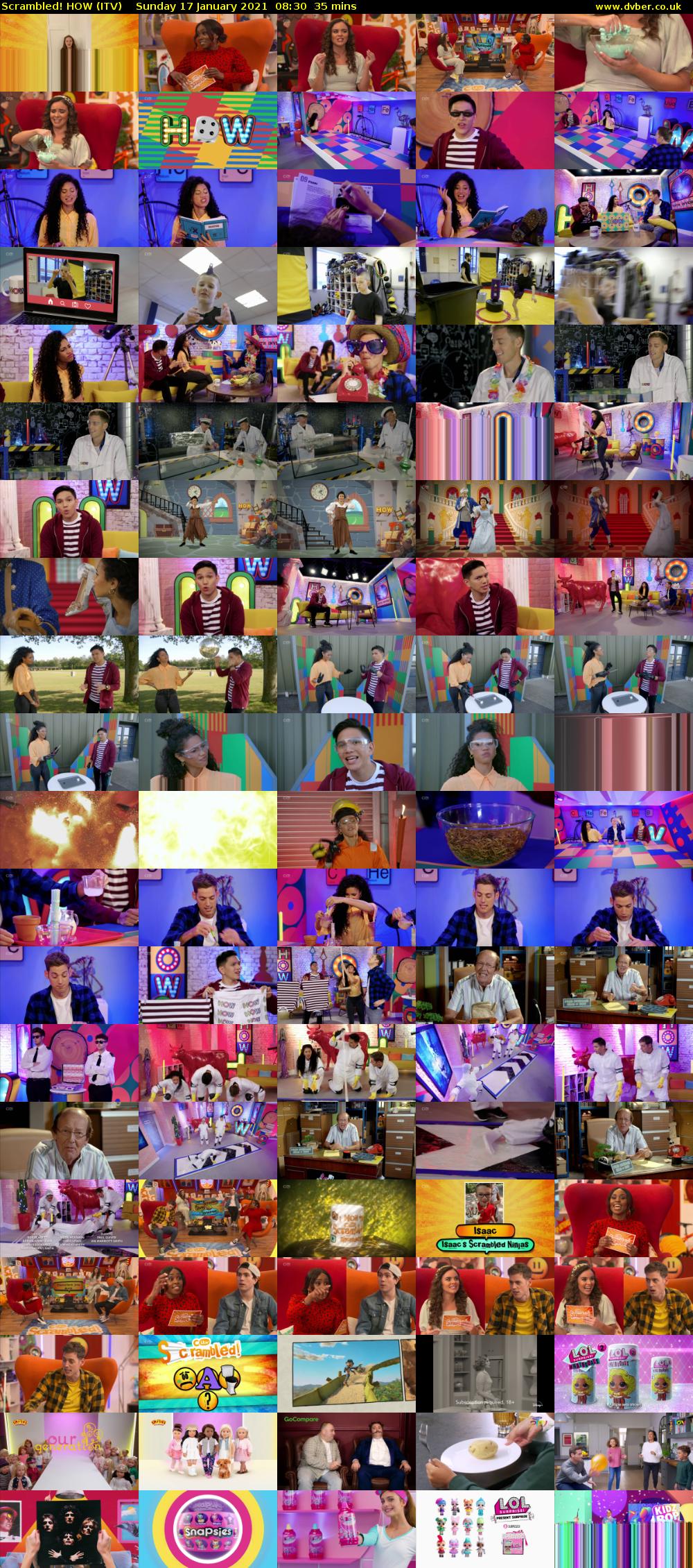 Scrambled! HOW (ITV) Sunday 17 January 2021 08:30 - 09:05
