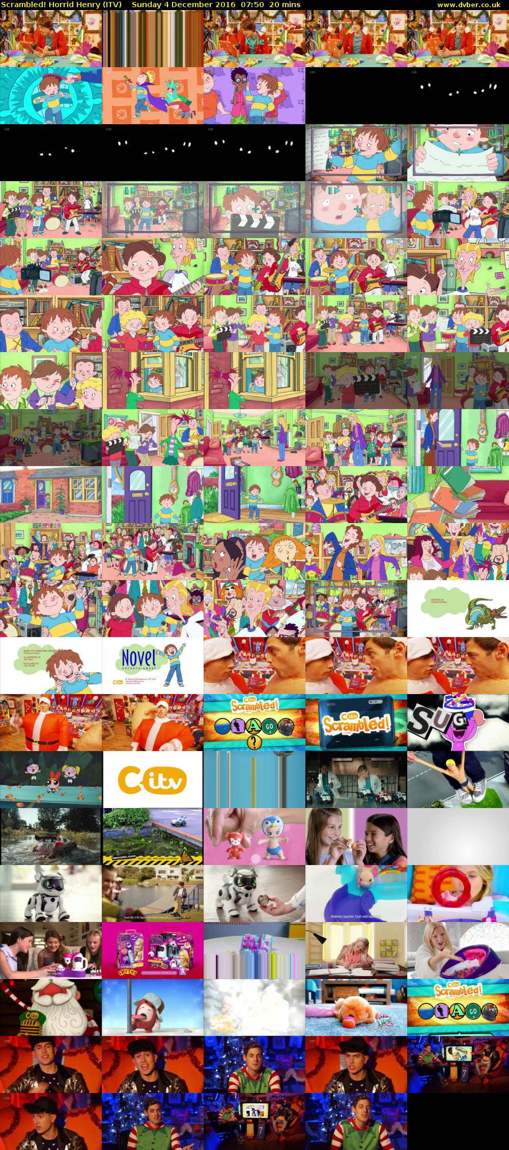 Scrambled! Horrid Henry (ITV) Sunday 4 December 2016 07:50 - 08:10