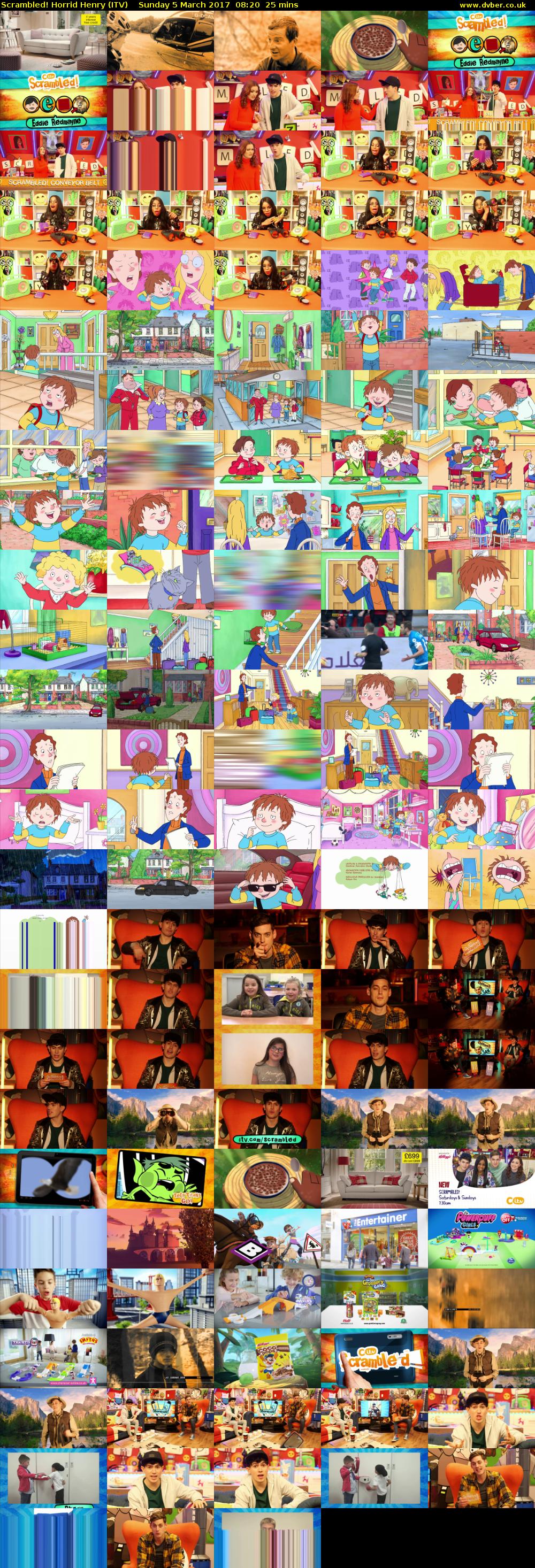 Scrambled! Horrid Henry (ITV) Sunday 5 March 2017 08:20 - 08:45