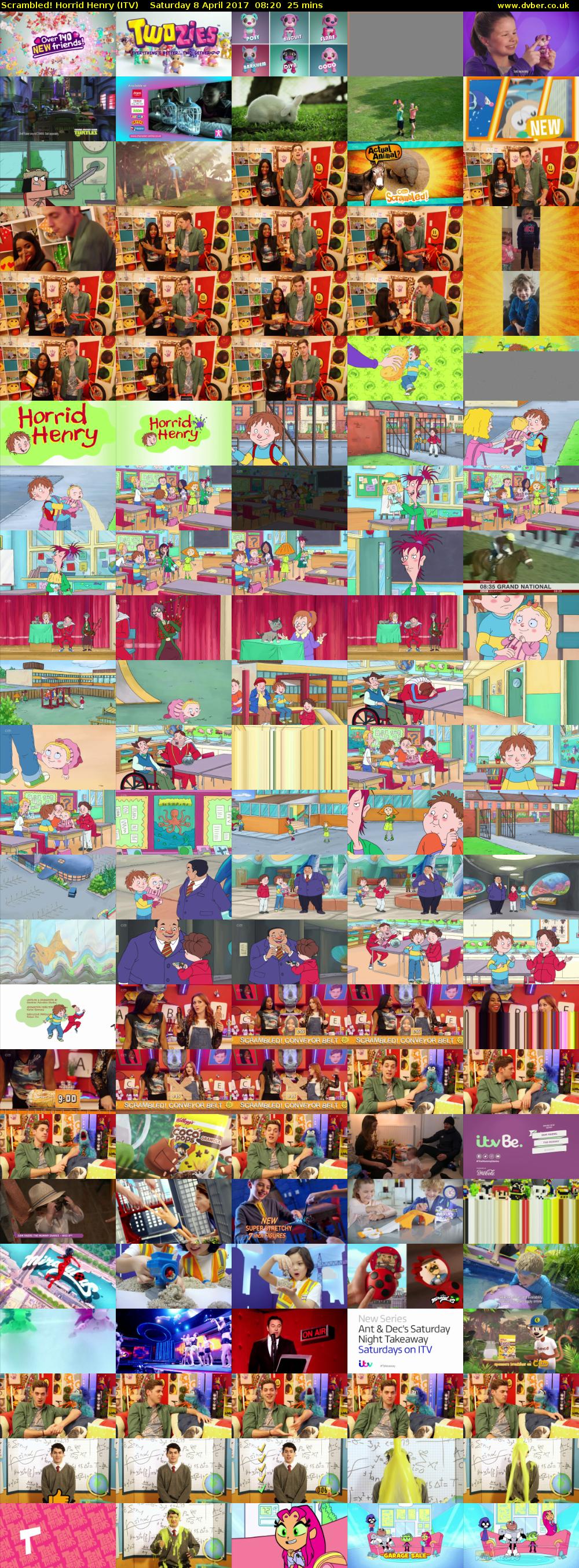 Scrambled! Horrid Henry (ITV) Saturday 8 April 2017 08:20 - 08:45