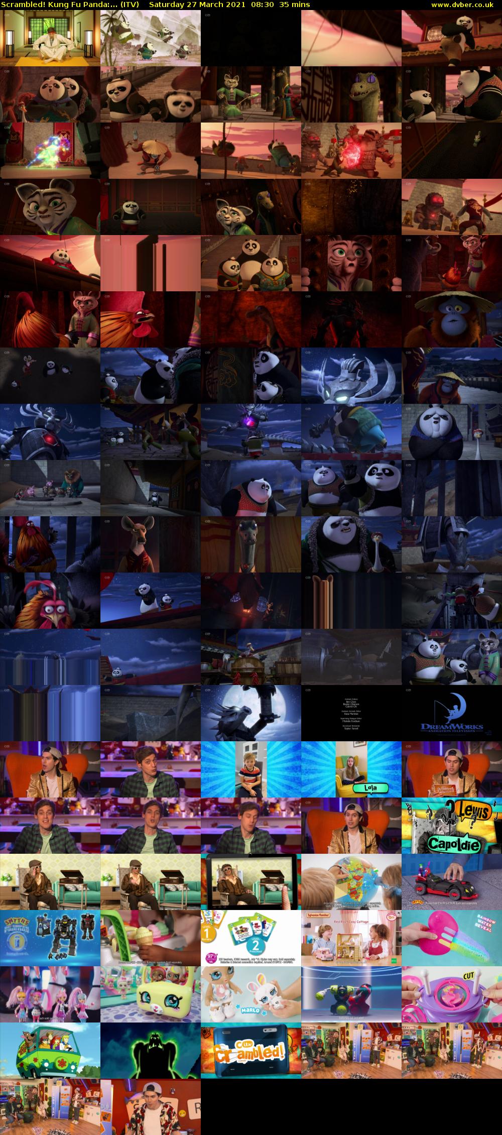 Scrambled! Kung Fu Panda:... (ITV) Saturday 27 March 2021 08:30 - 09:05