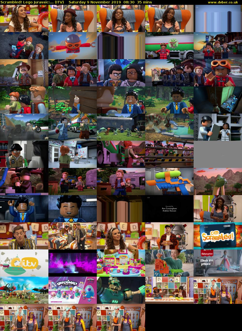 Scrambled! Lego Jurassic:... (ITV) Saturday 9 November 2019 08:30 - 09:05