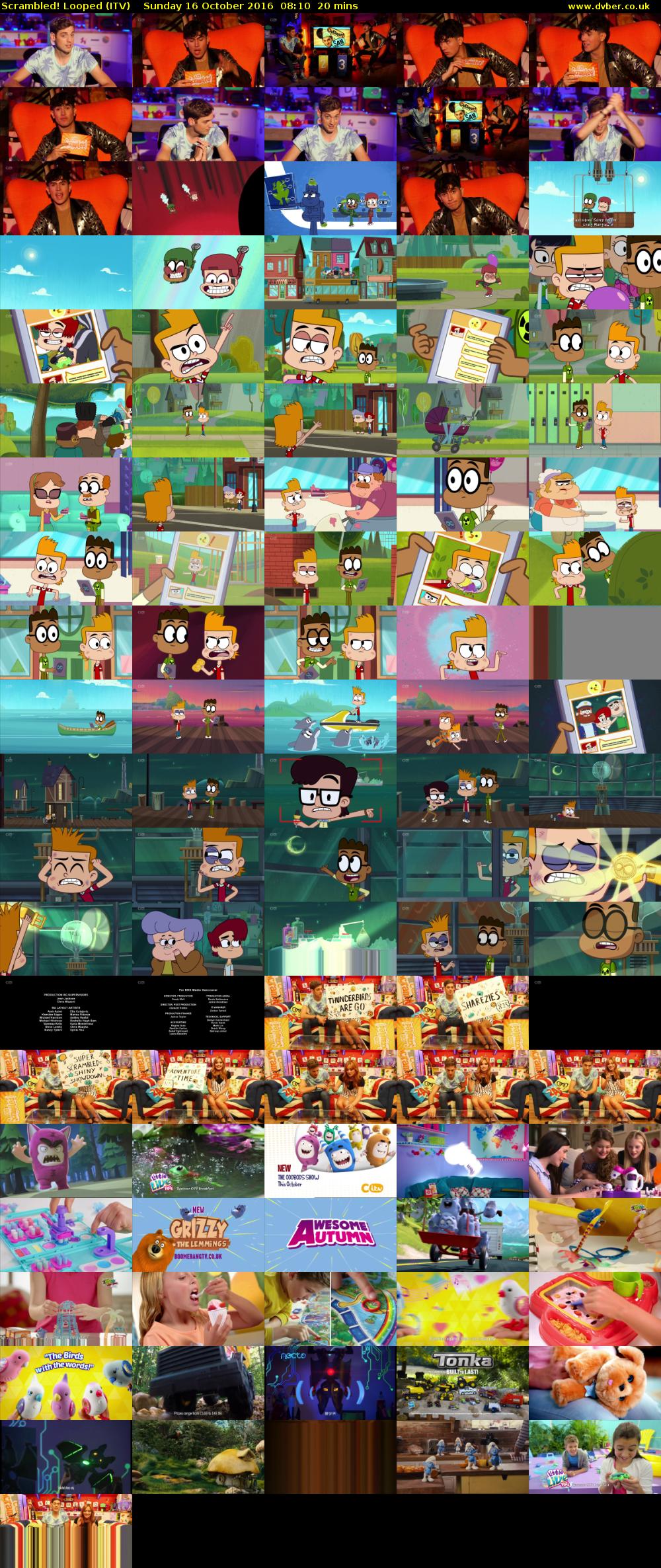 Scrambled! Looped (ITV) Sunday 16 October 2016 08:10 - 08:30