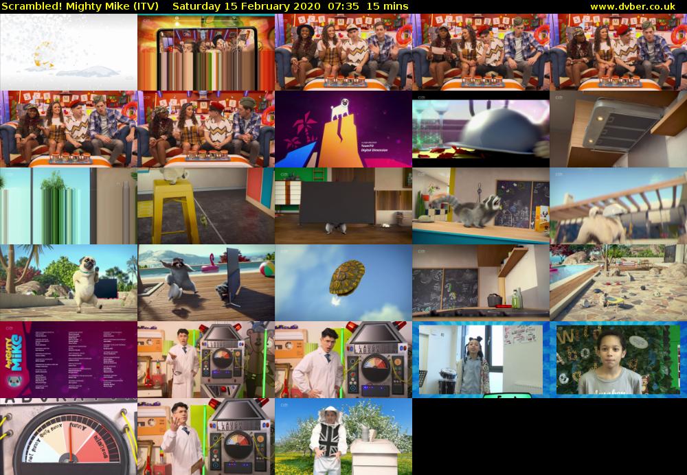 Scrambled! Mighty Mike (ITV) Saturday 15 February 2020 07:35 - 07:50