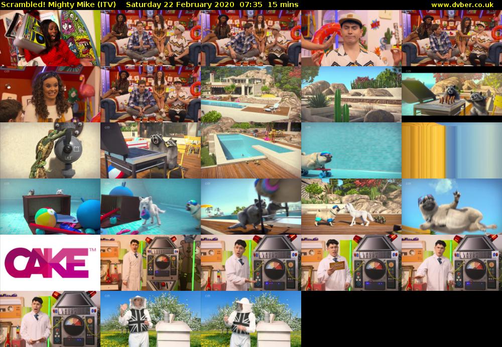 Scrambled! Mighty Mike (ITV) Saturday 22 February 2020 07:35 - 07:50