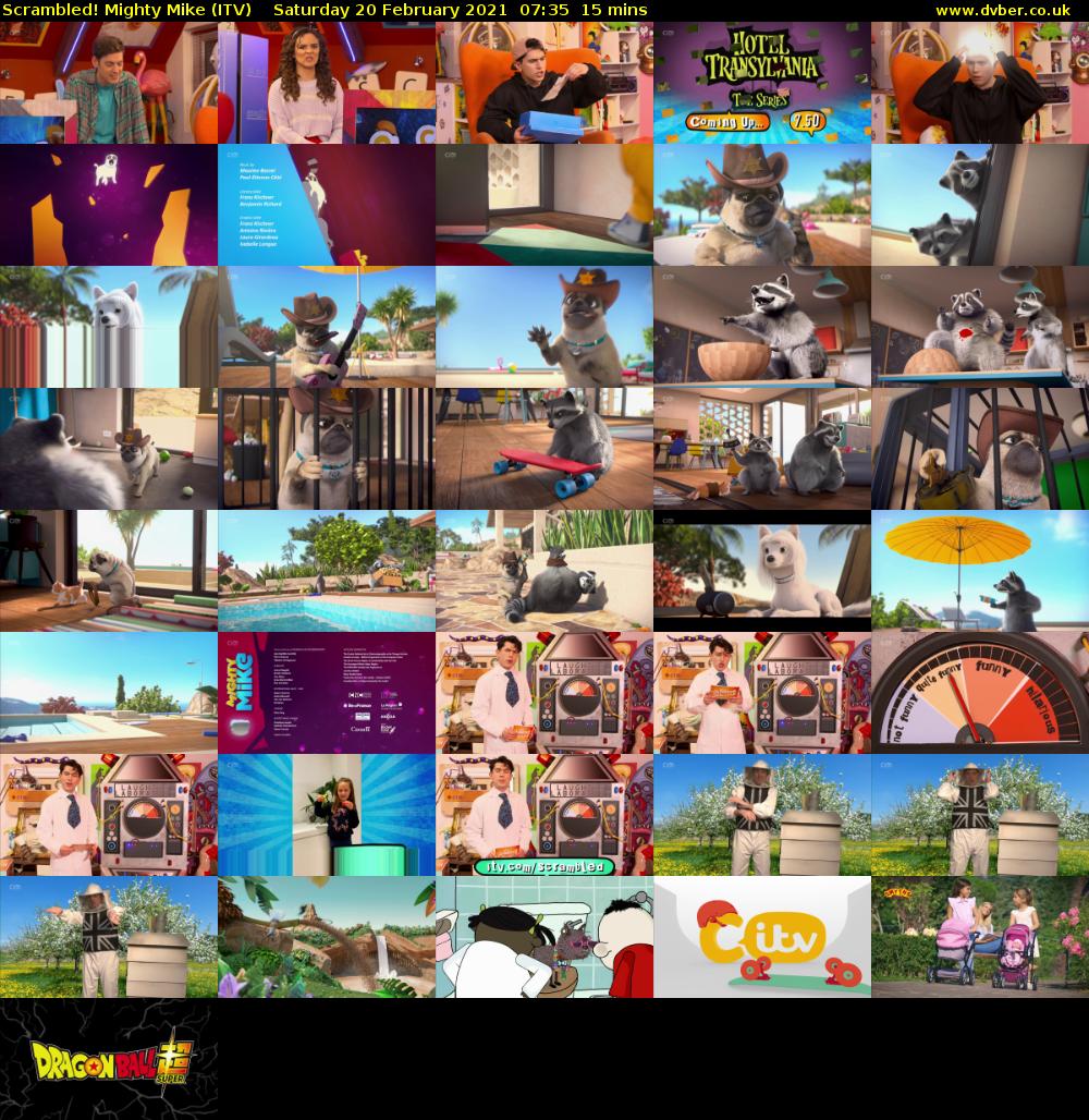 Scrambled! Mighty Mike (ITV) Saturday 20 February 2021 07:35 - 07:50