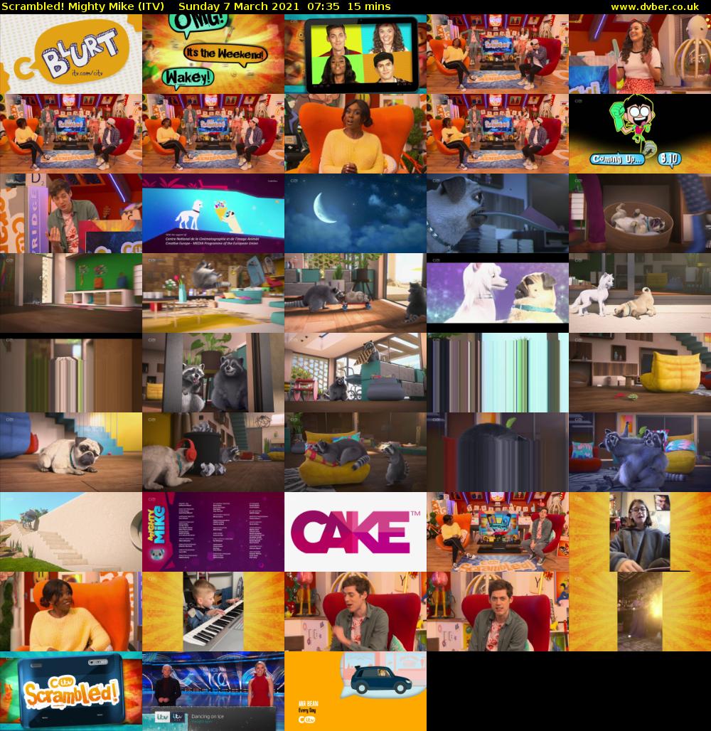Scrambled! Mighty Mike (ITV) Sunday 7 March 2021 07:35 - 07:50