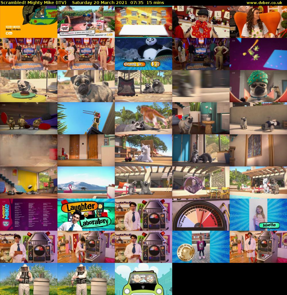 Scrambled! Mighty Mike (ITV) Saturday 20 March 2021 07:35 - 07:50