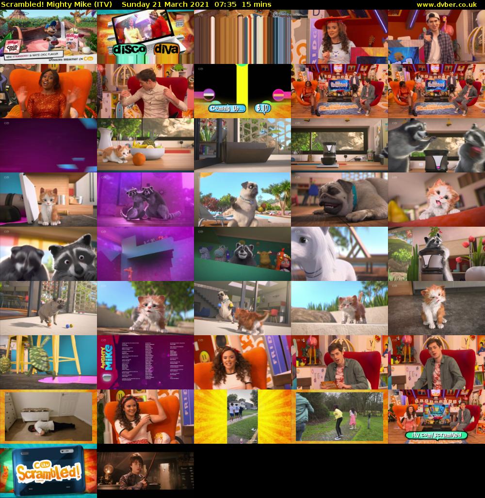 Scrambled! Mighty Mike (ITV) Sunday 21 March 2021 07:35 - 07:50