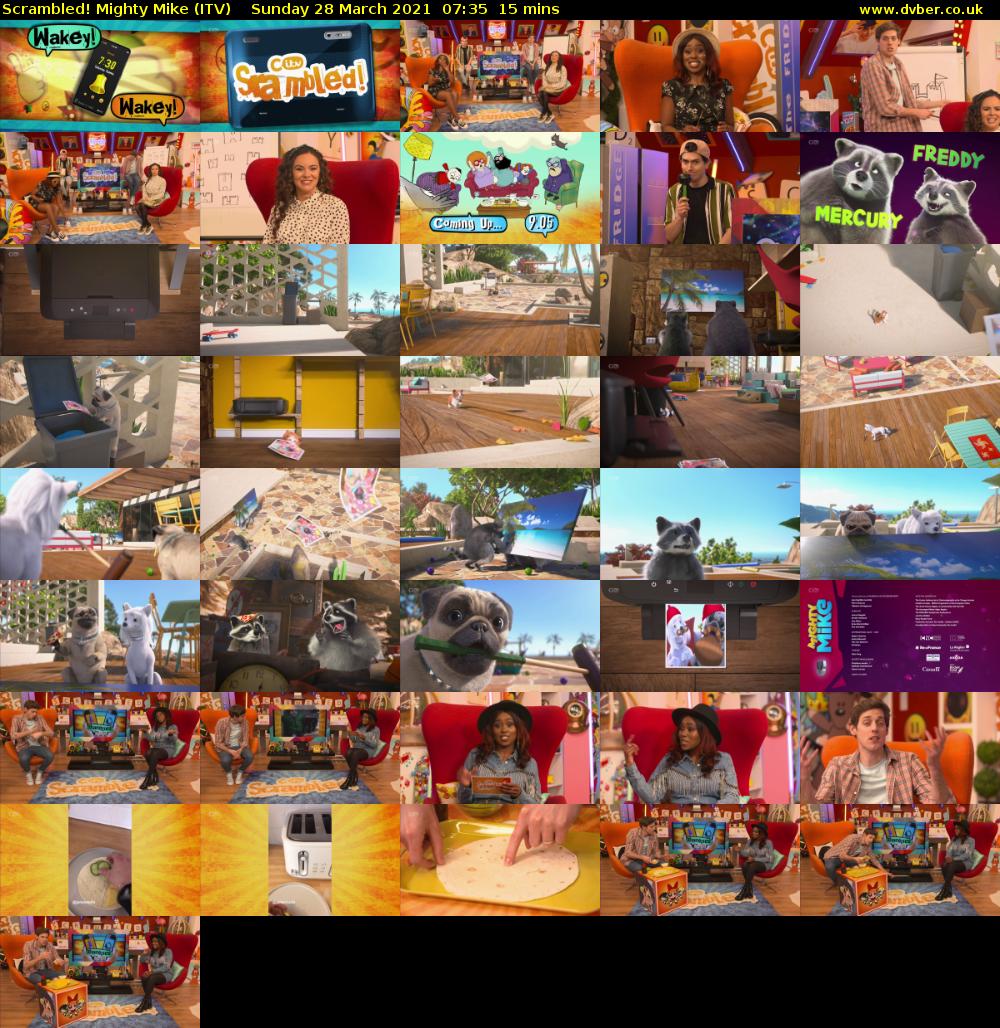 Scrambled! Mighty Mike (ITV) Sunday 28 March 2021 07:35 - 07:50