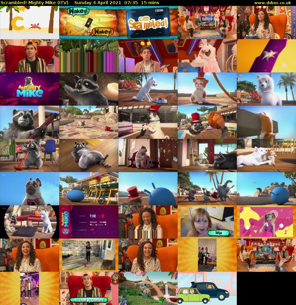Scrambled! Mighty Mike (ITV) Sunday 4 April 2021 07:35 - 07:50