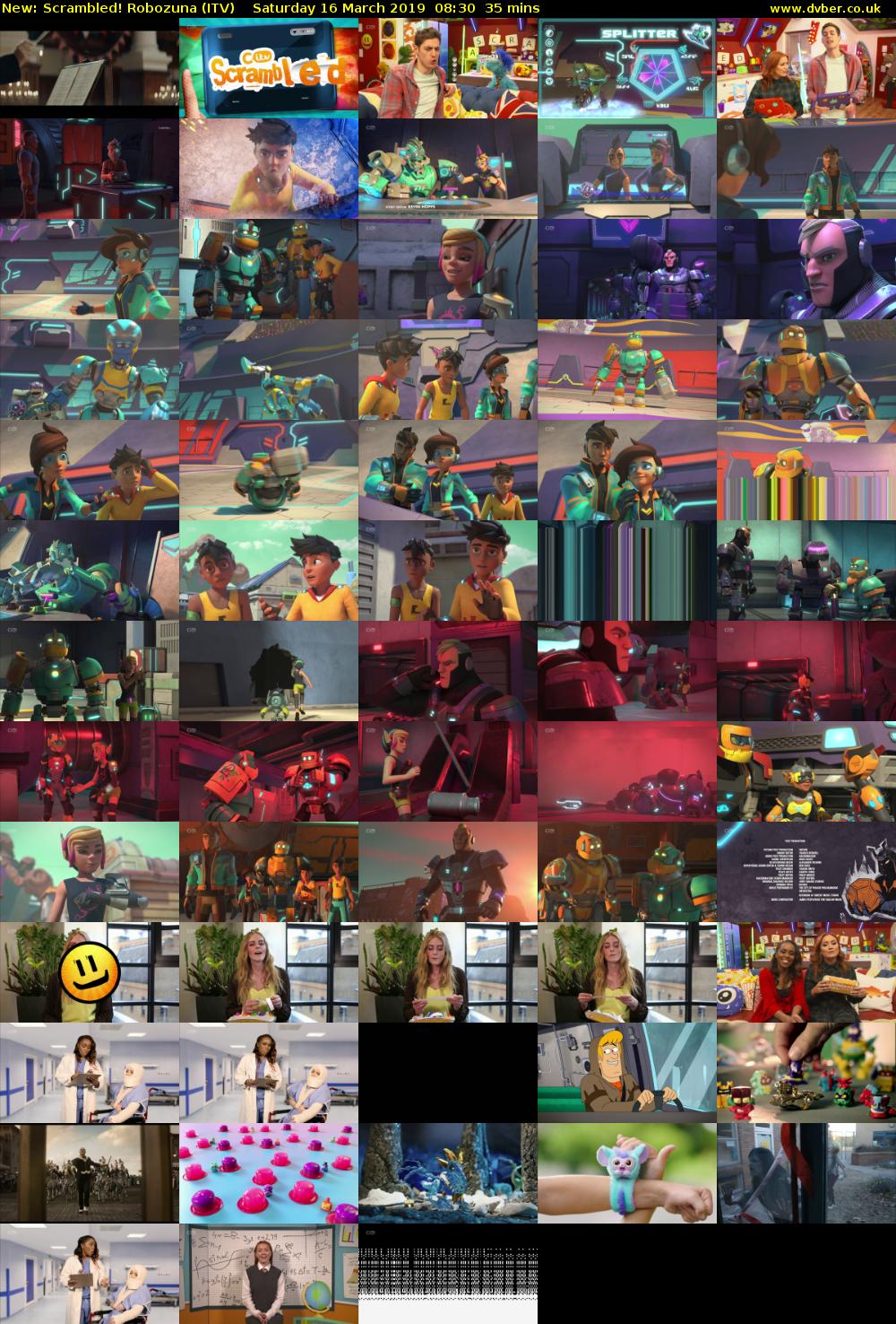 Scrambled! Robozuna (ITV) Saturday 16 March 2019 08:30 - 09:05