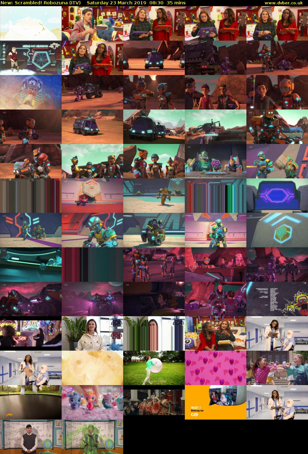 Scrambled! Robozuna (ITV) Saturday 23 March 2019 08:30 - 09:05