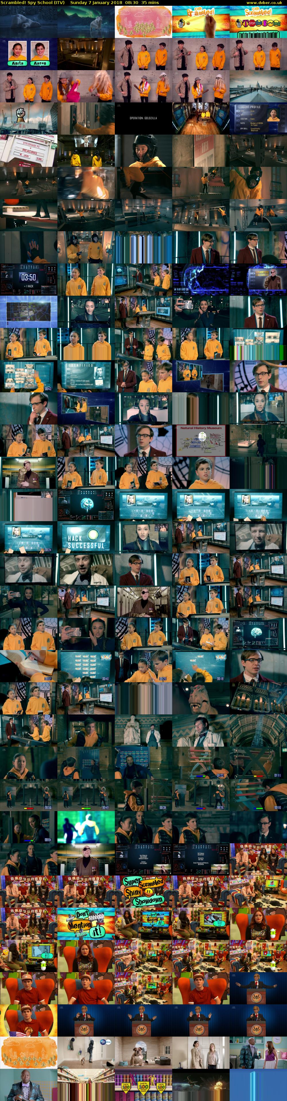 Scrambled! Spy School (ITV) Sunday 7 January 2018 08:30 - 09:05