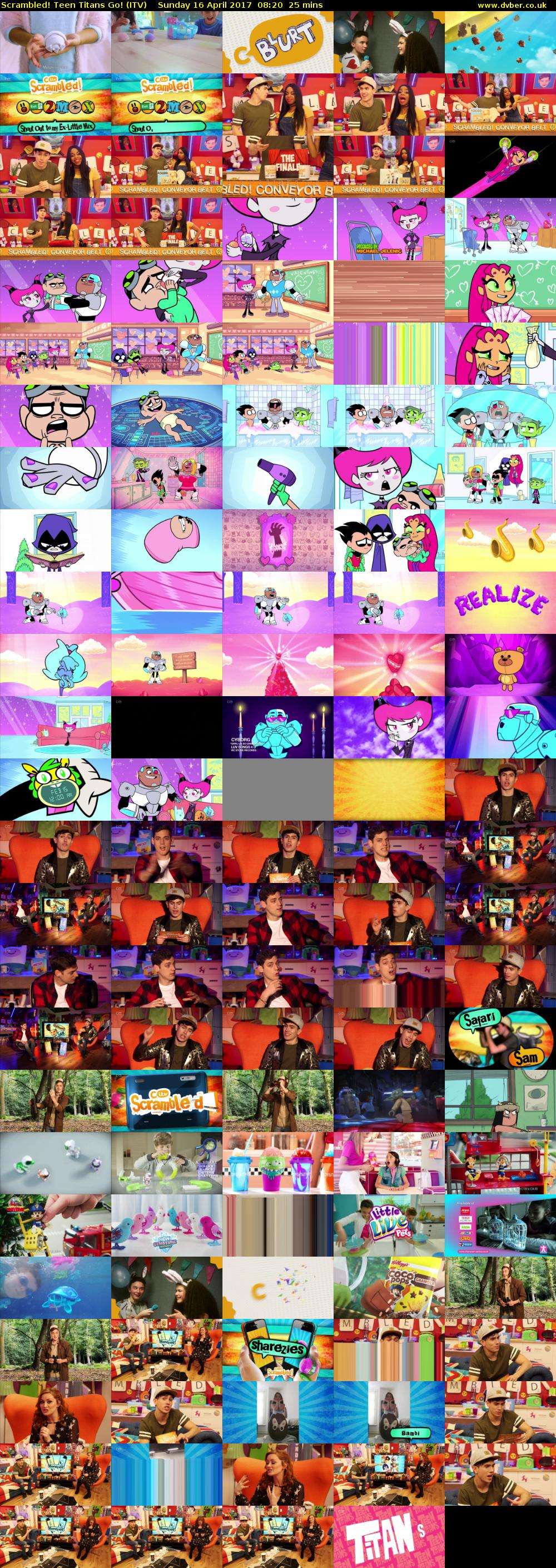 Scrambled! Teen Titans Go! (ITV) Sunday 16 April 2017 08:20 - 08:45