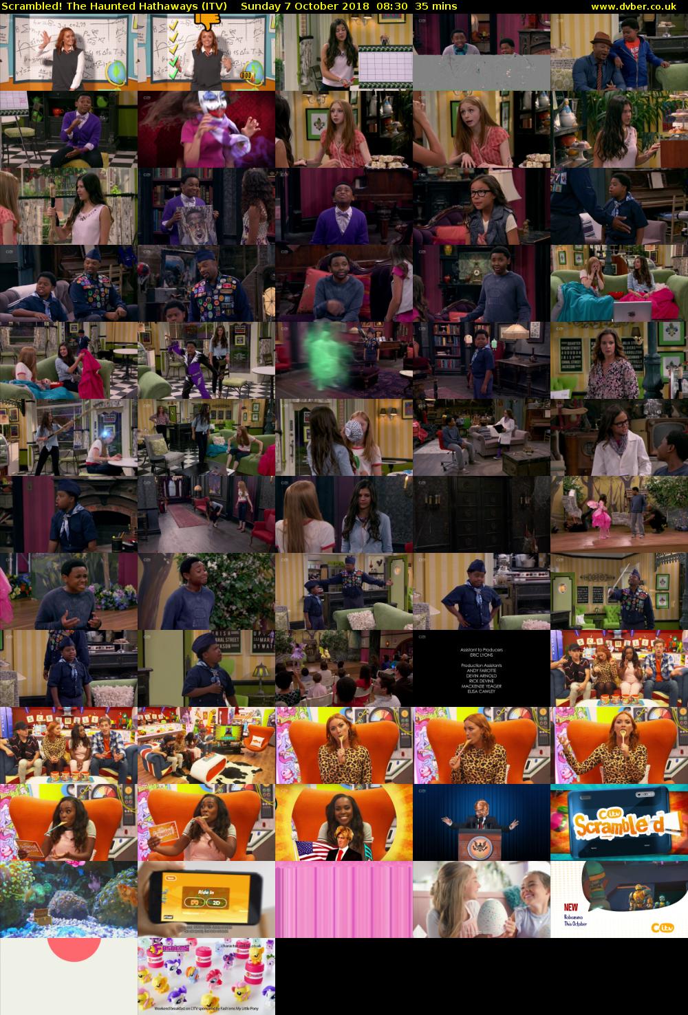 Scrambled! The Haunted Hathaways (ITV) Sunday 7 October 2018 08:30 - 09:05