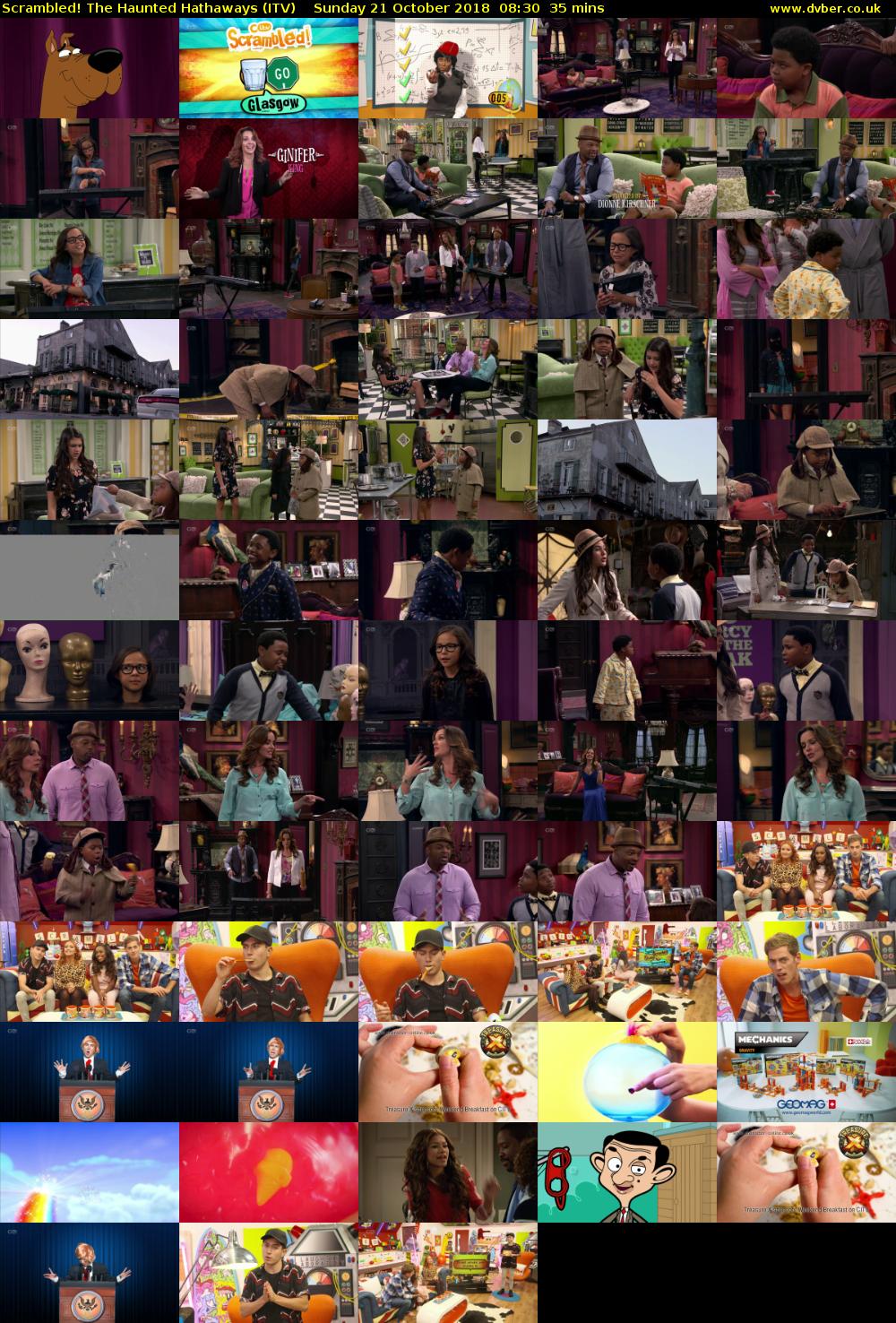 Scrambled! The Haunted Hathaways (ITV) Sunday 21 October 2018 08:30 - 09:05