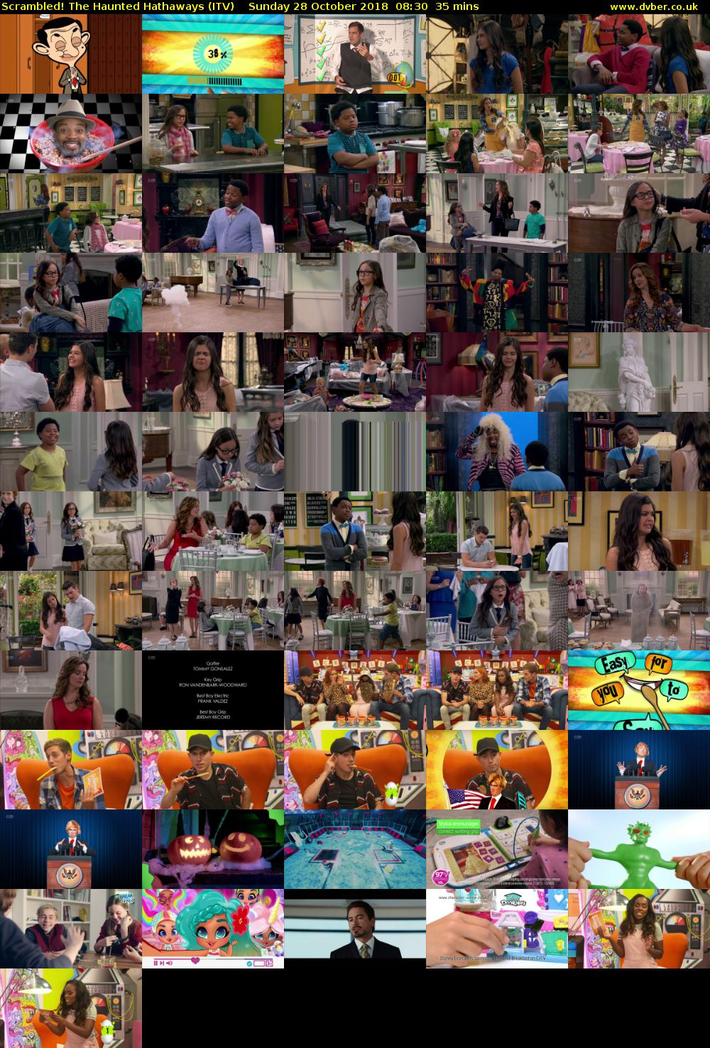 Scrambled! The Haunted Hathaways (ITV) Sunday 28 October 2018 08:30 - 09:05