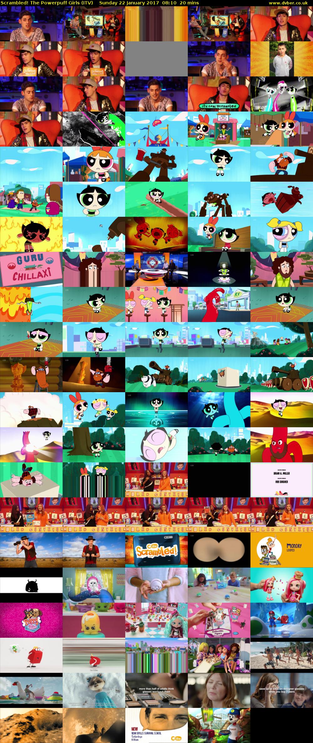 Scrambled! The Powerpuff Girls (ITV) Sunday 22 January 2017 08:10 - 08:30