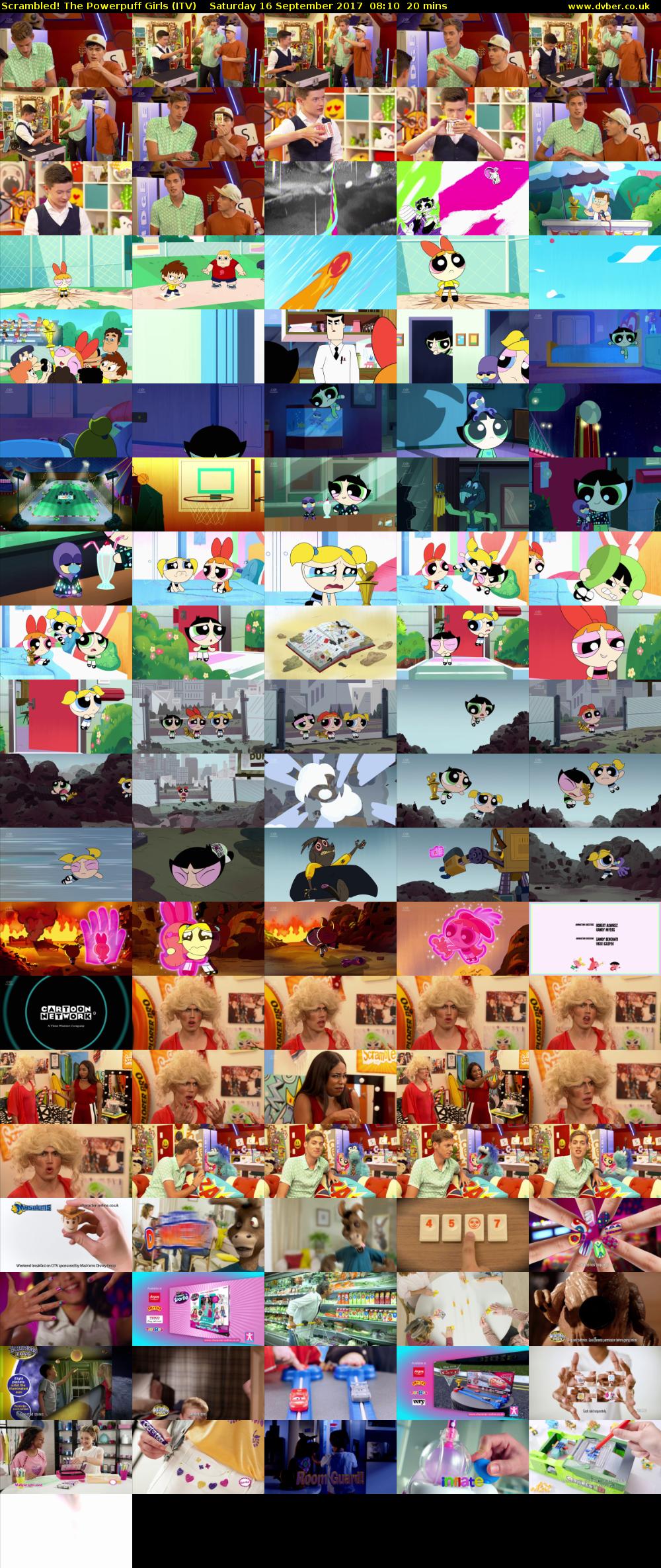 Scrambled! The Powerpuff Girls (ITV) Saturday 16 September 2017 08:10 - 08:30
