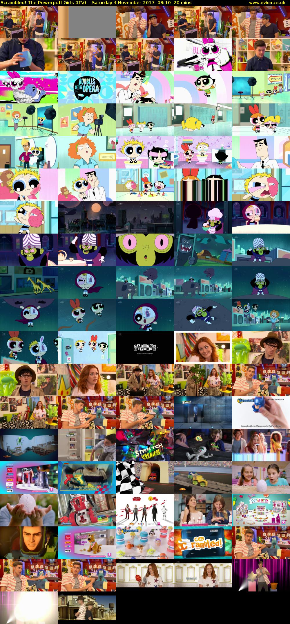 Scrambled! The Powerpuff Girls (ITV) Saturday 4 November 2017 08:10 - 08:30