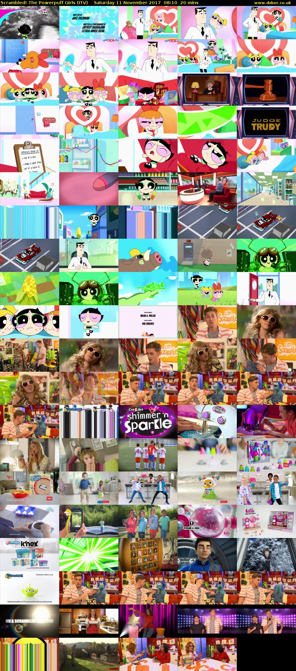 Scrambled! The Powerpuff Girls (ITV) Saturday 11 November 2017 08:10 - 08:30