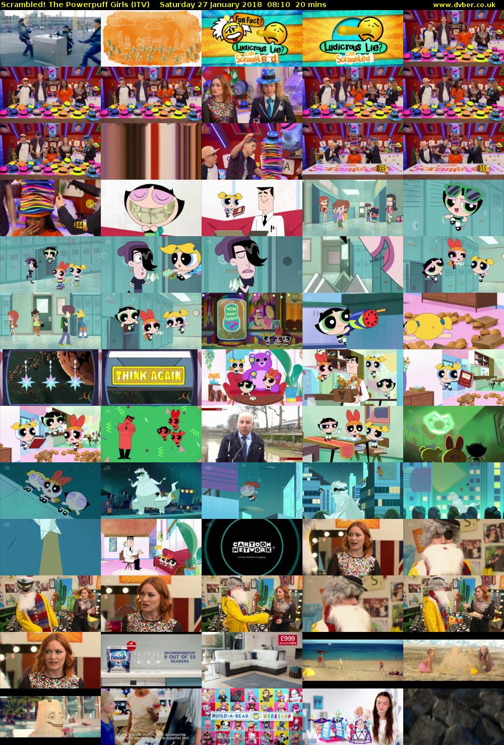 Scrambled! The Powerpuff Girls (ITV) Saturday 27 January 2018 08:10 - 08:30