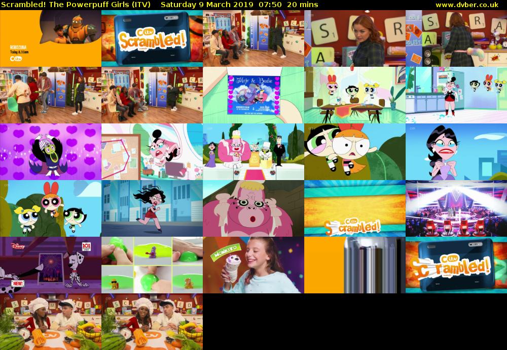Scrambled! The Powerpuff Girls (ITV) Saturday 9 March 2019 07:50 - 08:10
