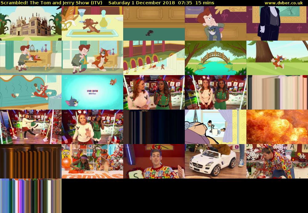 Scrambled! The Tom and Jerry Show (ITV) Saturday 1 December 2018 07:35 - 07:50