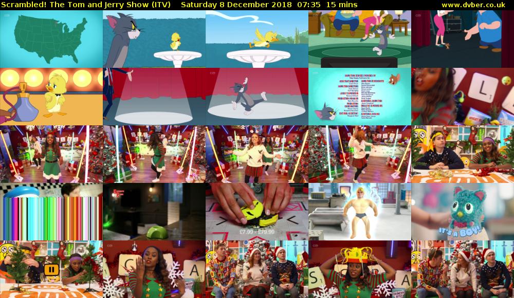 Scrambled! The Tom and Jerry Show (ITV) Saturday 8 December 2018 07:35 - 07:50