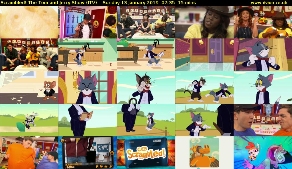 Scrambled! The Tom and Jerry Show (ITV) Sunday 13 January 2019 07:35 - 07:50