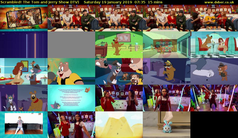 Scrambled! The Tom and Jerry Show (ITV) Saturday 19 January 2019 07:35 - 07:50